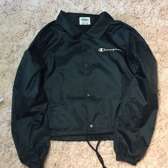 champion windbreaker navy blue